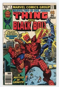 Marvel Two-in-One Annual #4 Thing Black Bolt FN