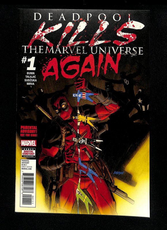 Deadpool Kills The Marvel Universe Again 1 Comic Books Modern Age Marvel Superhero Hipcomic 4330