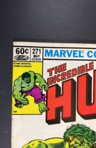 The Incredible Hulk #271 (1982) KEY 1ST ROCKET RACCOON !!