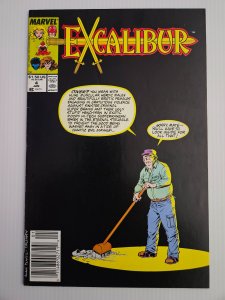 Excalibur #4 Newsstand Edition (1988)