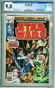 Star Wars #9 (1978) CGC 9.0!