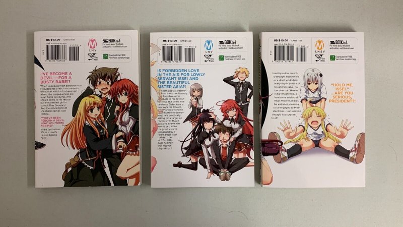 NEW】High School DxD Light Novel Vol.1-6