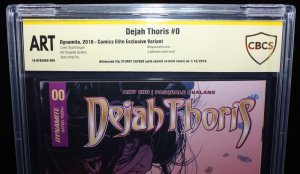 Dejah Thoris #0 CBCS (ART) Signed/Sketch by Stuart Sayger - 2018