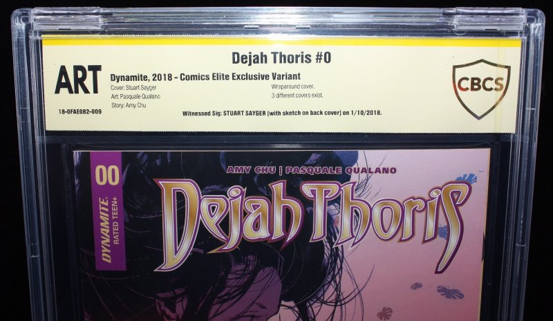 Dejah Thoris #0 CBCS (ART) Signed/Sketch by Stuart Sayger - 2018