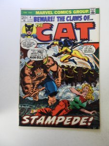 The Cat #4 (1973) VF- condition