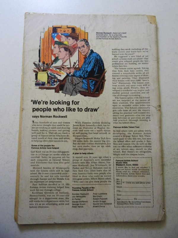 Marvel Super-Heroes #13 (1968) GD/VG Condition 3/4 cumulative spine split