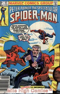 PETER PARKER (1976 Series)  (SPECTACULAR SPIDER-MAN) #57 NEWSSTAND Very Good