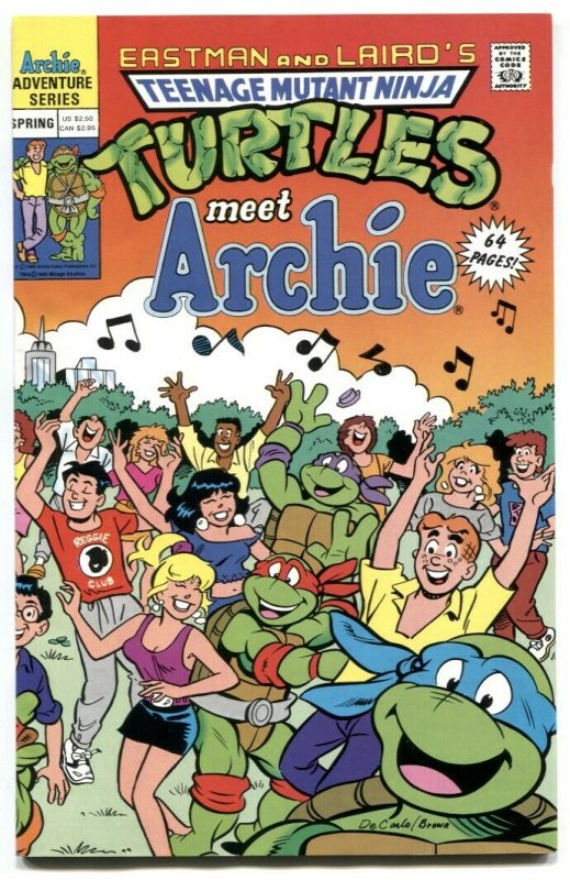 Teenage Mutant Ninja Turtles Meet Archie 1990- DeCarlo VF 
