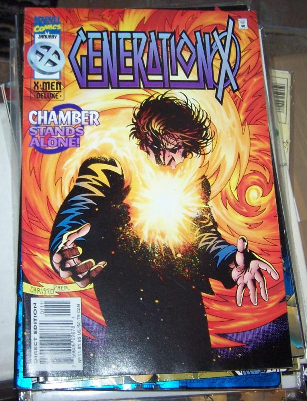 Generation X #11 (Jan 1996, Marvel) chamber omega red mutants xmen