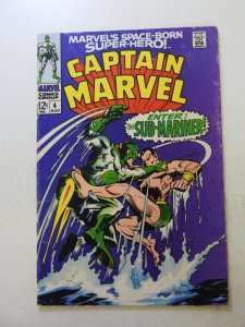 Captain Marvel #4 (1968) VG/FN condition