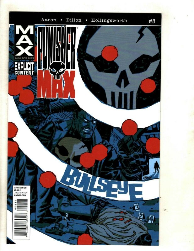 Lot Of 12 MAX Punisher Marvel Comic Books # 1 2 3 4 5 6 7 8 9 10 11 12 MAX RP6