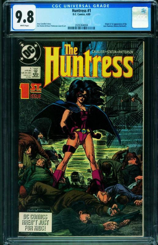 Huntress #1 CGC 9.8 1989  First HUNTRESS 2026364004 