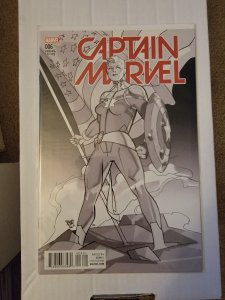Captain Marvel #6 Ferry Cover (2016)