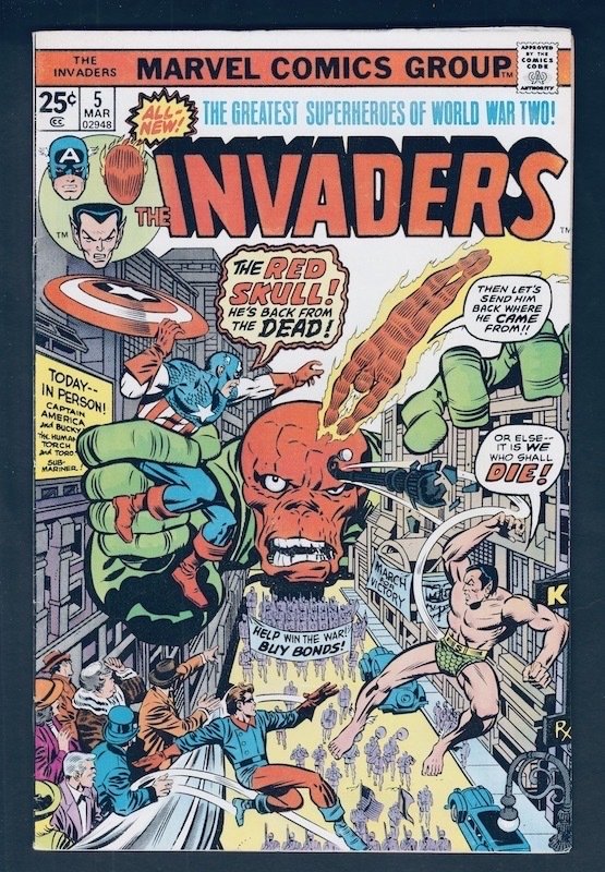 The Invaders #5 (1976) VF