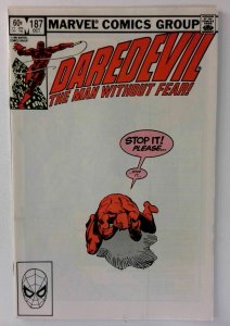 Daredevil #187 Marvel 1982 NM- Bronze Age 1st Printing Comic Book