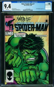 Web of Spider-Man #7 (1985) CGC 9.4 NM