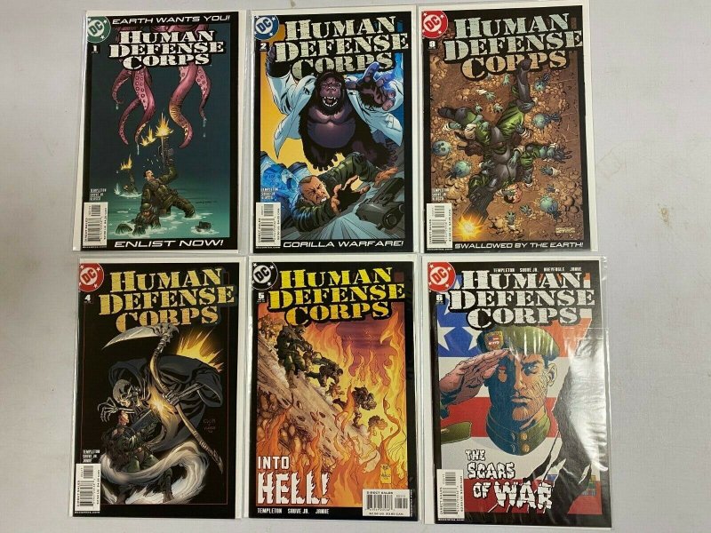 Human Defense Corps set #1-6 8.0 VF (2003)