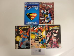 5 Superman DC Comic Books #78 84 85 86 87 53 TJ18