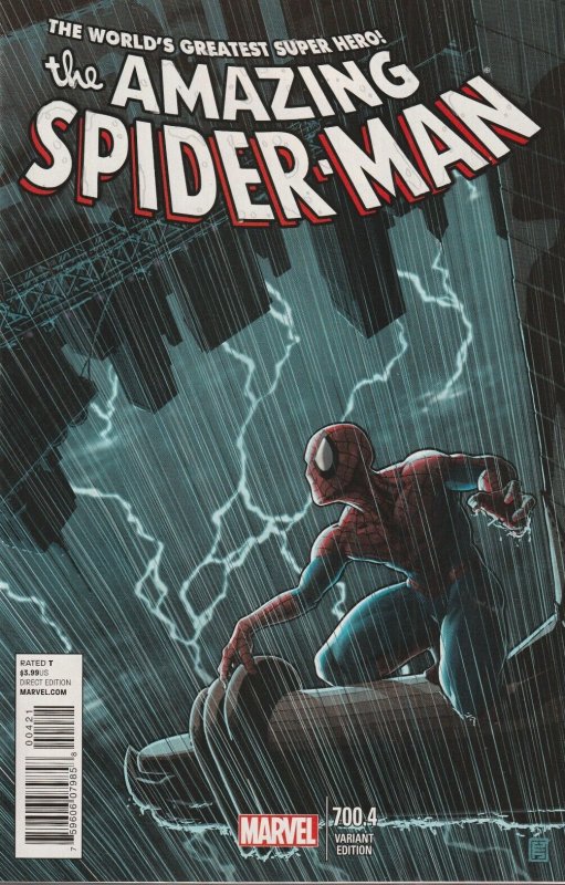 Amazing Spider-Man Vol 1 # 700.4 Variant Cover NM Marvel 2014 [V5]