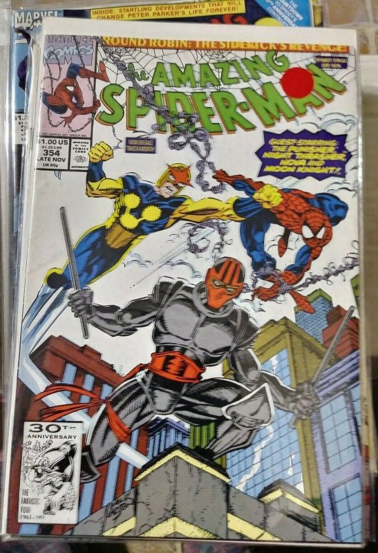 Amazing Spider-Man  #354 round robin pt 2 nova night thrasher moon knight punish