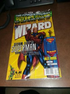 WIZARD THE GUIDE TO COMICS #111 December 2000 alex ross sketchbook cover #1