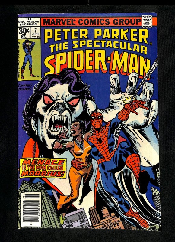 Spectacular Spider-Man #7 Early Morbius cover!