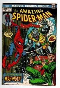 Amazing Spider-Man #124 - 1st appearance Man-Wolf - KEY -  1973 - (-VF)