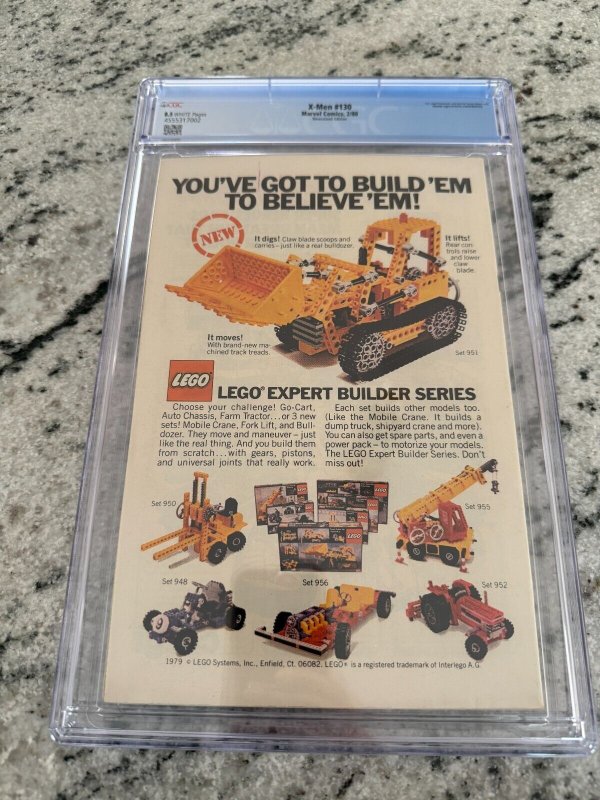 Uncanny X-Men # 130 CGC Graded 8.5 Marvel Comic Book 1st Dazzler Appearance JH9