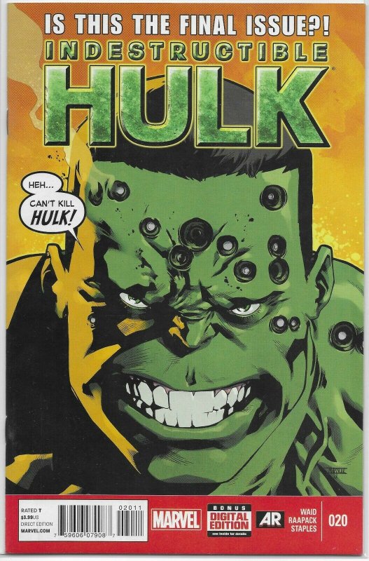 Indestructible Hulk #1,3-5,7-20; Hulk V3 #1-16 + Annuals Waid, comics lot of 37