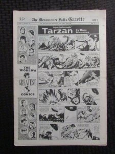 1972 June 5 MENOMONEE FALLS GAZETTE Comic Weekly #25 FN 6.0 Flash Gordon Tarzan