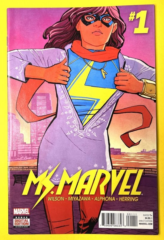 Ms Marvel 1 Kamala Khan 1st Print 2016 Comic Books Modern Age Marvel Superhero Hipcomic 