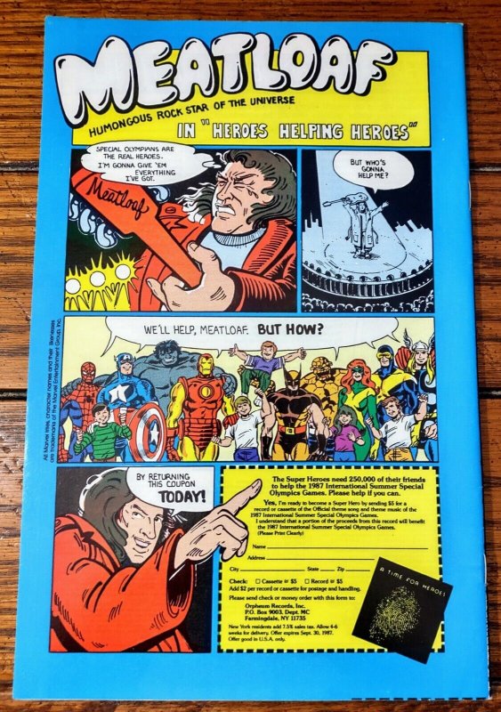 PUNISHER 4 1987 VF+ 8.5  1ST APPEARANCE OF MICROCHIP  