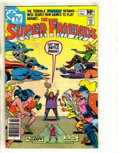 11 The Super Friends DC Comics #  25 26 28 29 30 31 32 33 38 39 41 Superman WS1