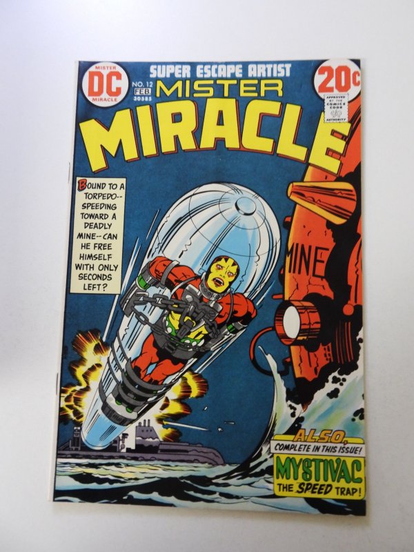 Mister Miracle #12 (1973) VG+ condition subscription crease