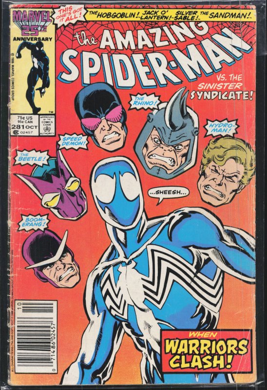 The Amazing Spider-Man #281 (1986) Spider-Man