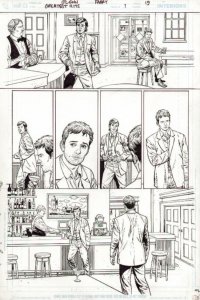 GLENN FABRY Original Art, GREATEST HITS #1 page 19,2008,11x17,Publis