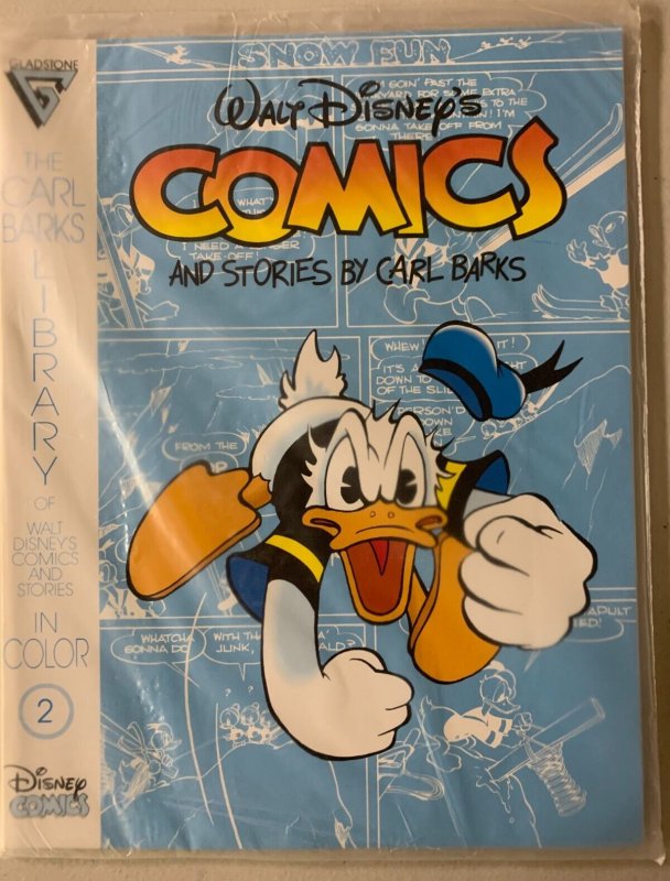 Carl Barks Library #2 polybag w/ trading card Gladstone (9.0 NM) Disney (1992)