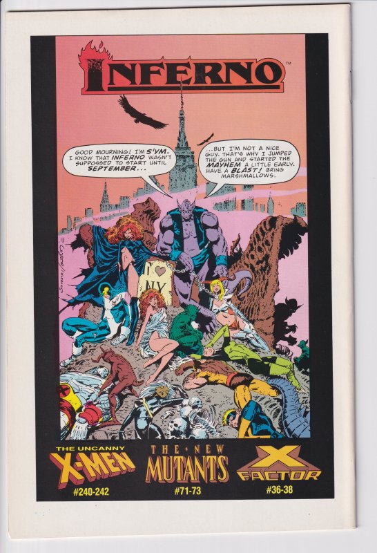 ALPHA FLIGHT #65 NEWSSTAND (Dec 1988) VF+ 8.5 white