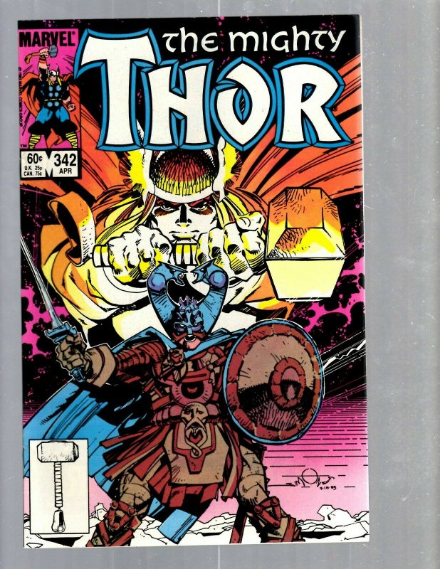 11 Thor Marvel Comic Books #310 335 340 341 342 343 345 346 347 348 349 GK39