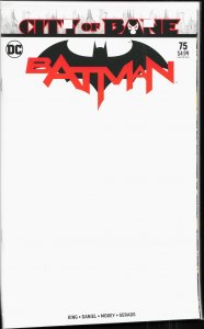 Batman #75 Blank Cover (2019) Batman