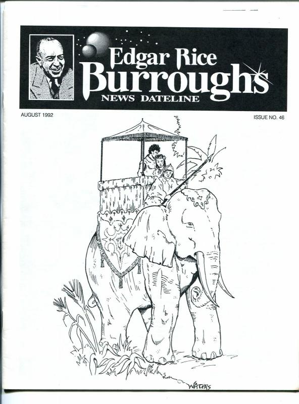 Edgar Rice Burroughs News Dateline #46 1992-Tarzan-new format issue-VF