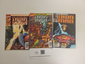 3 Invincible Iron Man Marvel Comic Books #3 10 13 50 TJ30