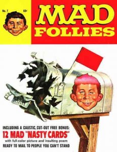Mad Follies #7A VG ; E.C | low grade comic with Nasty Cards bonus