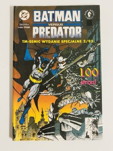 Batman Vs Predator TPB POLISH Edition DC Comic TM Semic 1993 UNREAD HIGH GRADE 