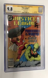 Justice League (1987) # 6 (CGC 9.8 SS) Signed Kevin Maguire • Census = 1 • CPV