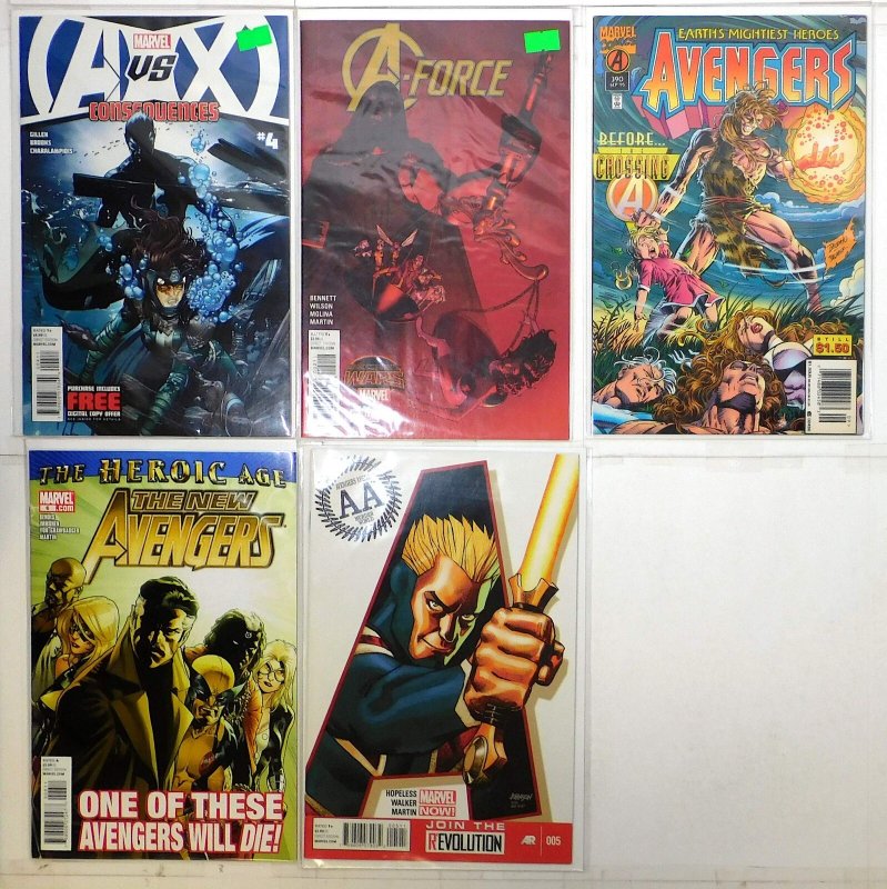 Avengers Lot 5 #390, New 6, Arena 5, AVX Consequences 4, A-Force 2 Marvel Comics
