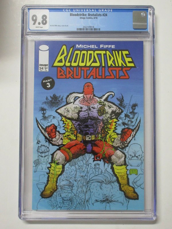 Bloodstrike Brutalists by Michel Fiffe Parts 1-3 CGC Graded! 9.8