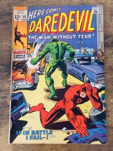 Daredevil #50 (1969). FN+. Last Stan Lee-s. Barry Smith-a.