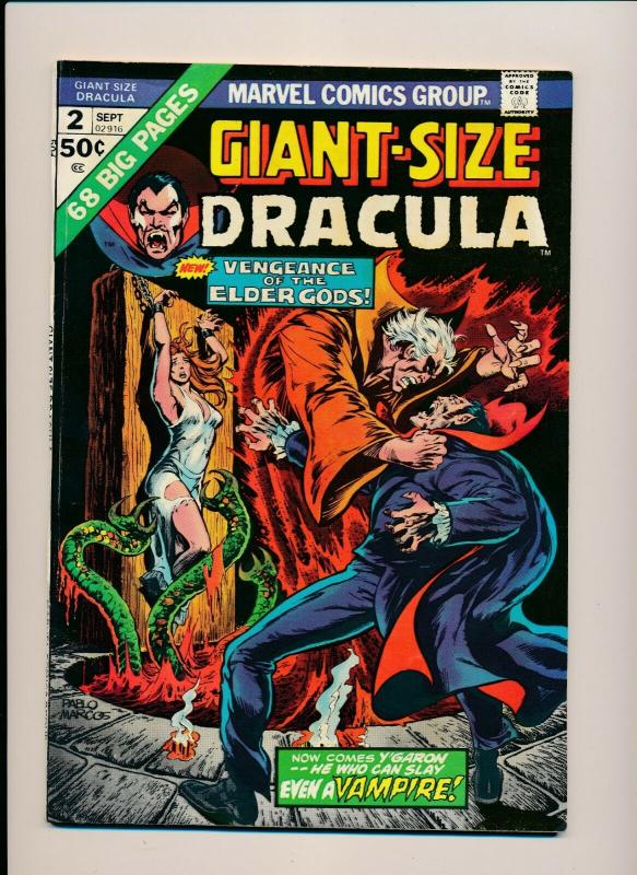 Marvel Giant-Size DRACULA #2 . 1974  ~ FN (PF677)