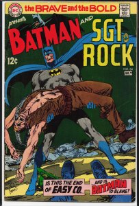 The Brave and the Bold #84 (1969) Sgt. Rock